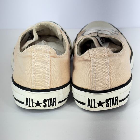 Converse All Star Men 6 Women Sze 8 Low Top 130120F Lace Up Canvas Unisex Peach - Picture 7 of 10